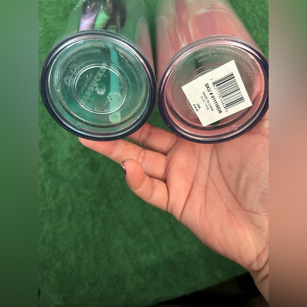 Starbucks iridescent and Pink Trenta Tumblr set - Picture 5 of 5